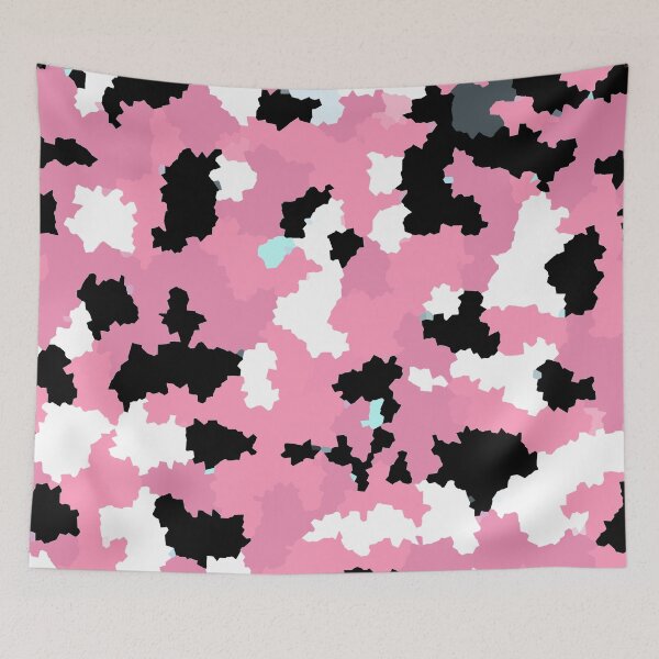 Item preview, Pink Black And White Abstract Art designed and sold by PatternTitan.