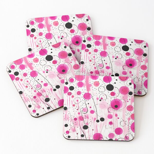 Item preview, Pink watercolor bubbles designed and sold by Quijote-.