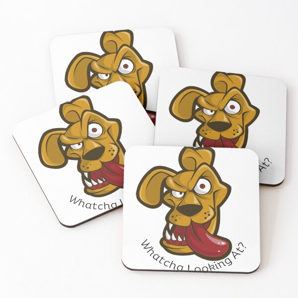 Item preview, Whatcha Looking At? Funny Dog Design designed and sold by SuperheroDogs.
