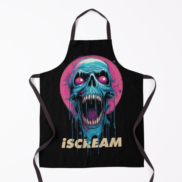 Item preview, iScream - Melting zombie skull designed and sold by Discontent Designs.