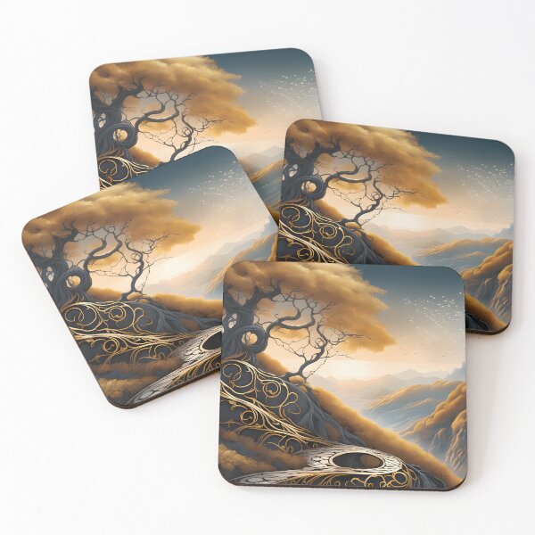 Item preview, Dark Gold Flourishes designed and sold by Vibranta Studio.