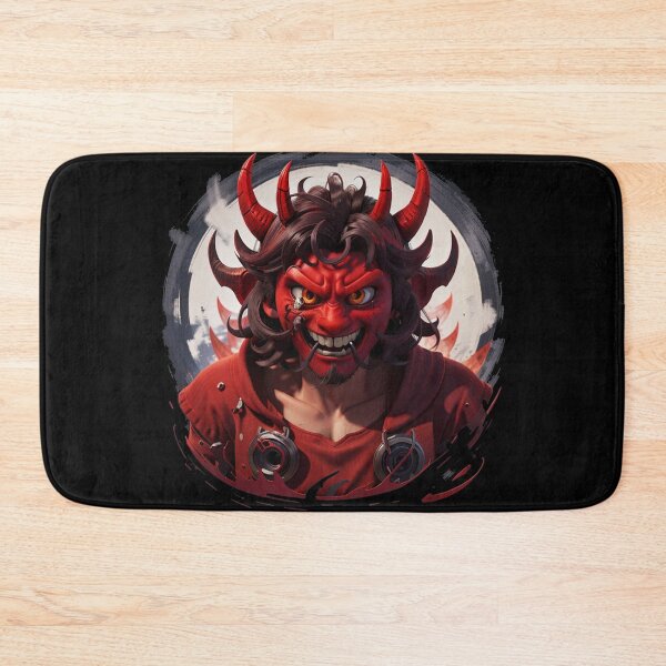 Item preview, Demon Fanged Oni Mask Red  designed and sold by TrendyPalette.