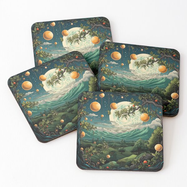 Item preview, Starry Harvest: Celestial Orchard designed and sold by Vardia.