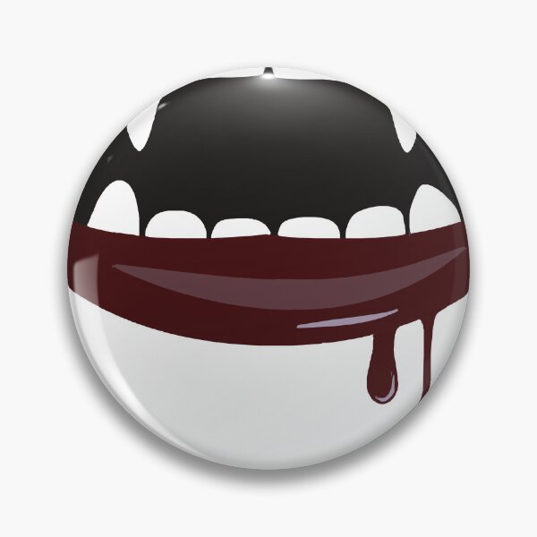 Item preview, Gothic Dripping Red Lips With Fangs designed and sold by bensantoso.