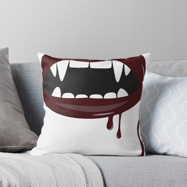 Item preview, Gothic Dripping Red Lips With Fangs designed and sold by bensantoso.