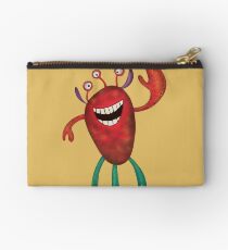 Happy Larry - friendly monster by Cecca Designs Studio Pouch