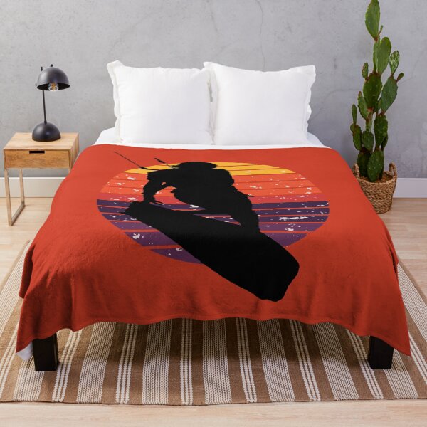 Item preview, Kitesurfers Freestyle Kite Female Rider Vintage Sunset Retro Sunrise designed and sold by taiche.