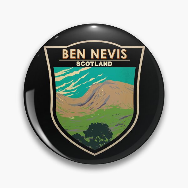 Item preview, Ben Nevis Scotland Badge designed and sold by KrisSidDesigns.