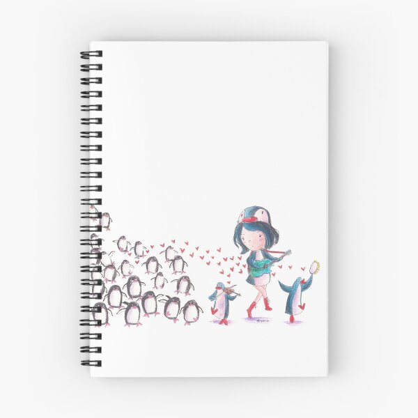 Item preview, PenguinGirl and two penguin music makers lead a penguin march. designed and sold by PenguinGirl-Art.