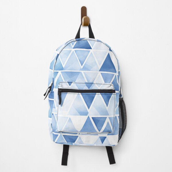 Item preview, Light Blue Triangle Geometric Pattern designed and sold by trajeado14.