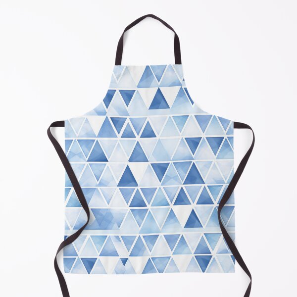 Item preview, Light Blue Triangle Geometric Pattern designed and sold by trajeado14.