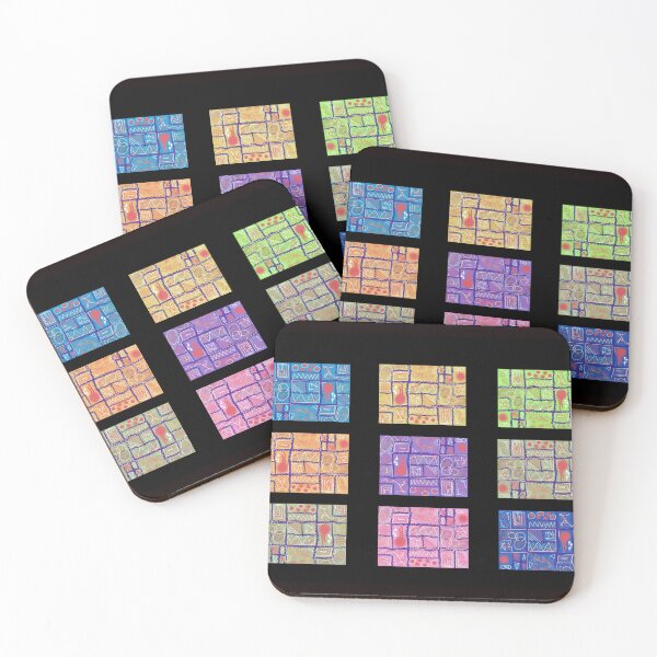 Item preview, Geometric abstract called ''Don't Be a Square'' designed and sold by Dorothea Neumann.