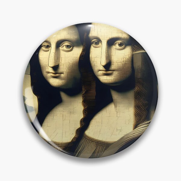 Item preview, [AI Art] ‘The Mona Lisa Twins’ designed and sold by Sissle.