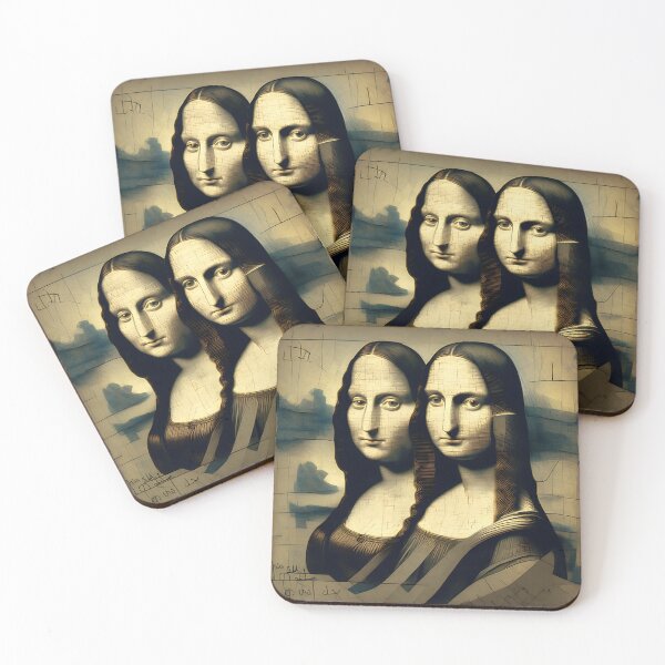 Artikelvorschau, [KI-Kunst] „Die Mona Lisa-Zwillinge“ entworfen und verkauft von Sissle.