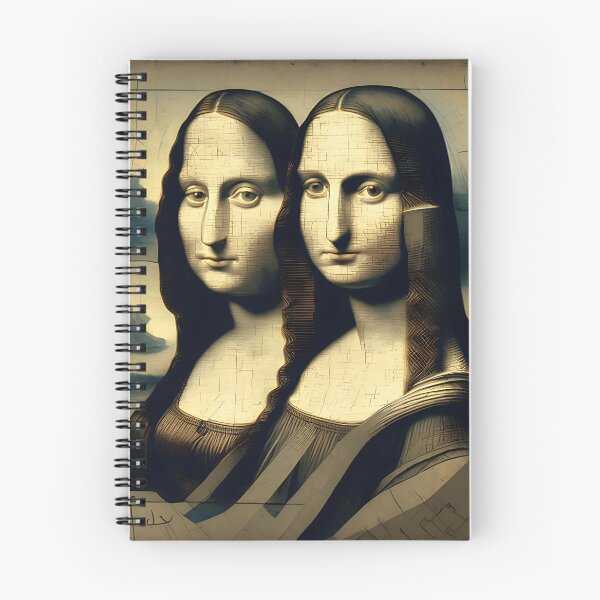 Aperçu de l'œuvre [AI Art] "Les jumeaux de Mona Lisa" créée et vendue par Sissle.