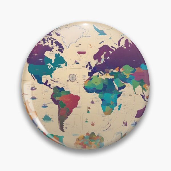 Item preview, Colorful Map designed and sold by AbsoluteA.