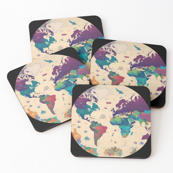 Item preview, Colorful Map designed and sold by AbsoluteA.