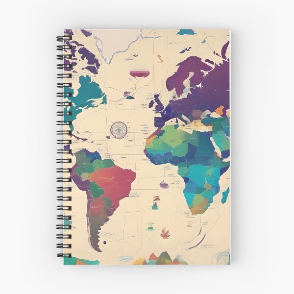 Item preview, Colorful Map designed and sold by AbsoluteA.