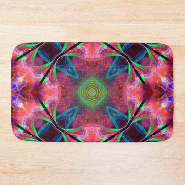 Item preview, cross of blue lozenges on pink ground designed and sold by effervescence.