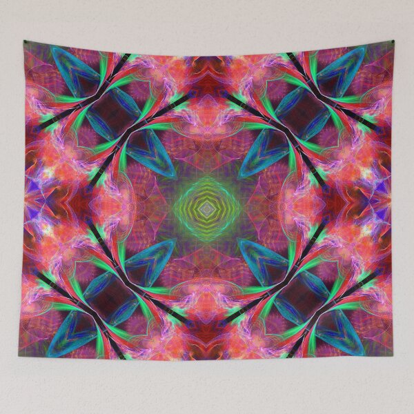Item preview, cross of blue lozenges on pink ground designed and sold by effervescence.
