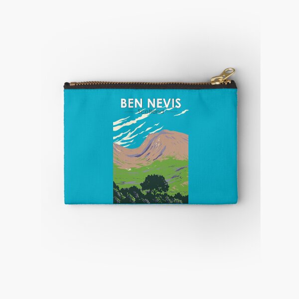 Item preview, Ben Nevis Scotland Travel Art Vintage designed and sold by KrisSidDesigns.