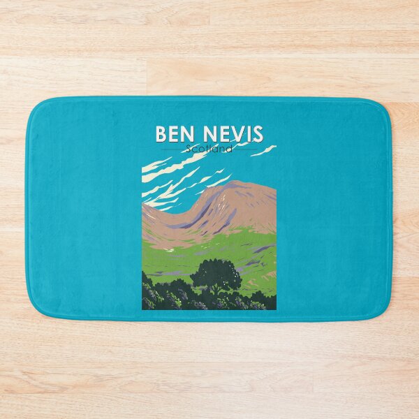 Item preview, Ben Nevis Scotland Travel Art Vintage designed and sold by KrisSidDesigns.