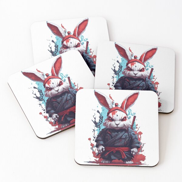 Item preview, rabbit ninja imperial warrior 2 designed and sold by RabbitPrints.