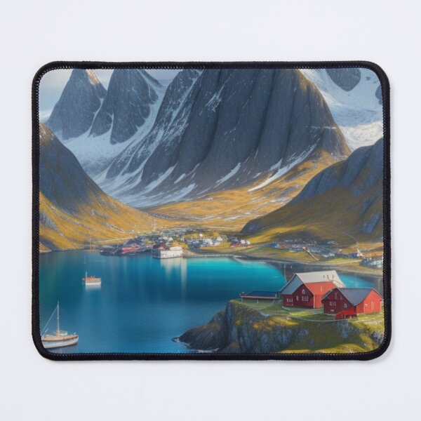Item preview, Lofoten: Captivating Seascapes in Digital Art designed and sold by Ceemko's Vintage Corner.