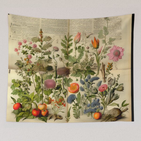 Item preview, Old Plant Drawings of Horticulture and Botany  designed and sold by BrandonArtWorld.
