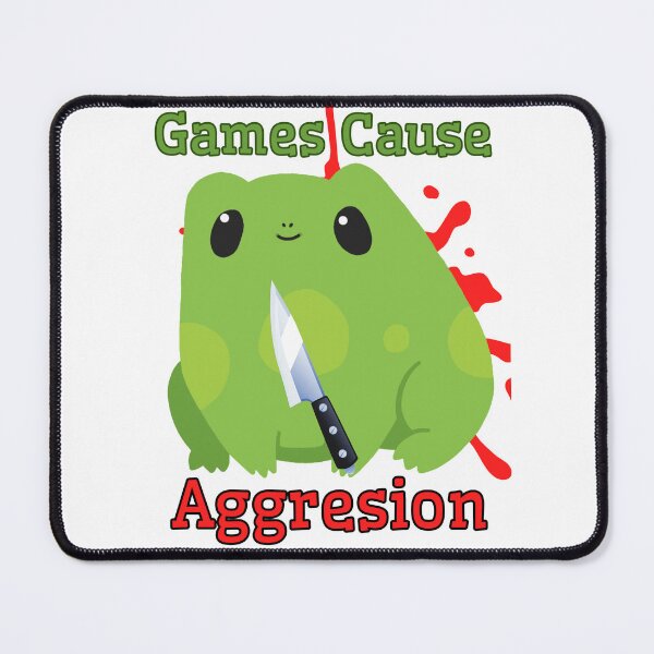 Item preview, Games cause aggresion  designed and sold by Game-Graphics.