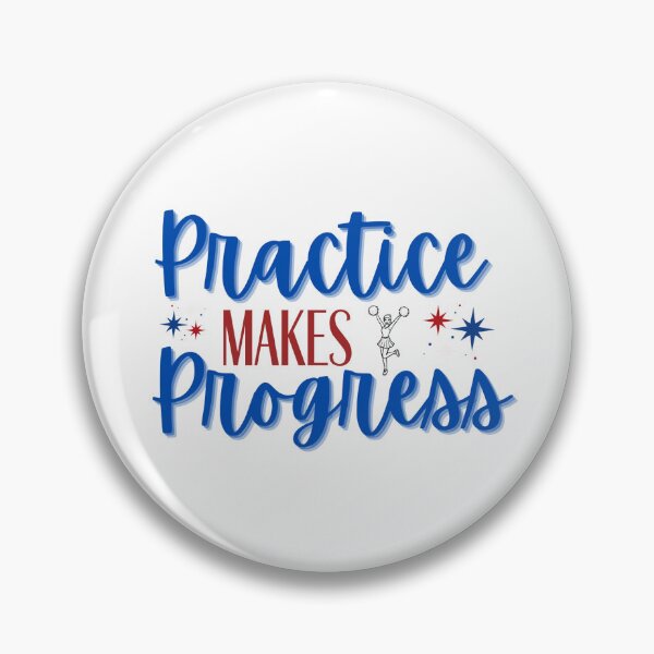 Item preview, Practice Makes Progress Cheerleading designed and sold by musicgirl3700.