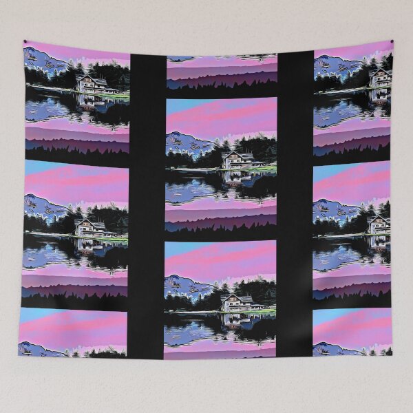 Item preview, Fsntastic picture of a sunset over the river designed and sold by FlowerandDesing.