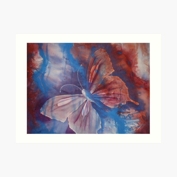 Watercolour Le Monde Papillon (Butterfly of the world) Art Print