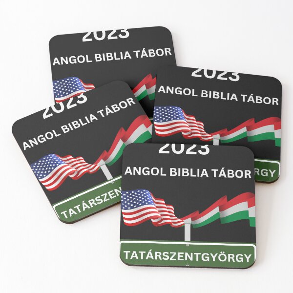 Item preview, (black & darks) TATÁRSZENTGYÖRGY, HUNGARY, BAPTIST AID, ENGLISH BIBBLE CAMP. designed and sold by IORODAN.