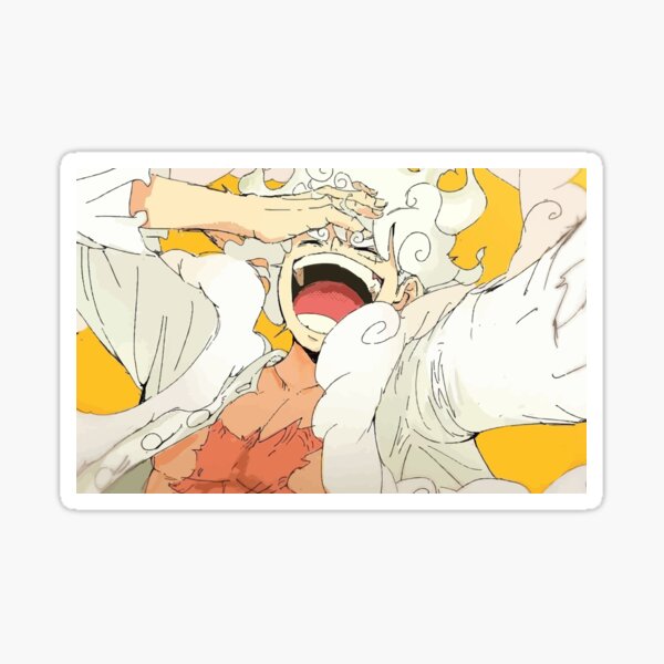 one piece luffy gear 5 Sticker by todorocklee in 2023