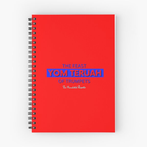 Item preview, Yom Teruah - Red with Blue Writing designed and sold by TheReporter1.