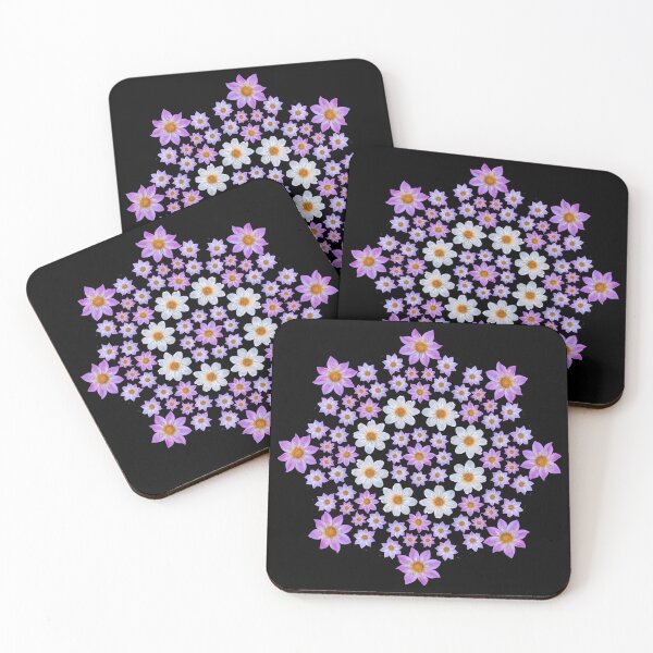 Item preview, Alpen Cherub Dahlia, Dahlia Imperialis Flower Botanical Mandala designed and sold by Shapes-Mania.