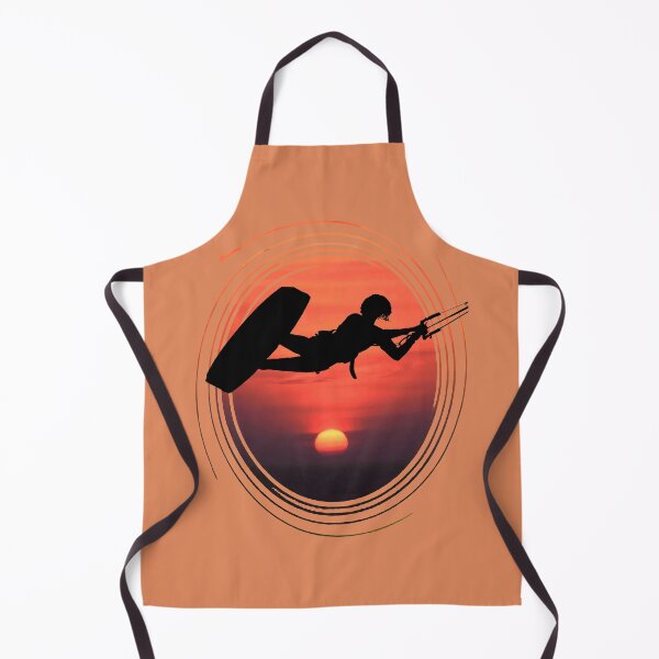 Item preview, Kiter Silhouette In Black Female Rider Sunset designed and sold by taiche.