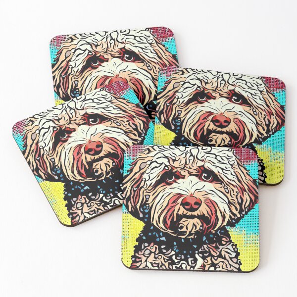 Item preview, Poodle Cross Pop Art designed and sold by FunnehGacha.