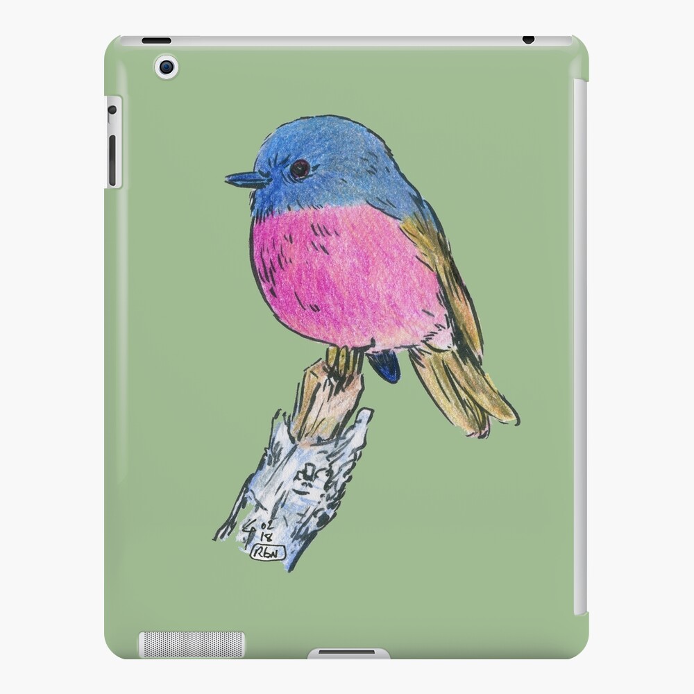 Pink Robin - Bird 1 iPad Snap Case