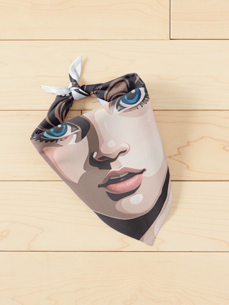 Thumbnail 2 of 6, Pet Bandana, Stranger Things Eleven Artwork - Telekinesis and Mystery - Unique Gift for Series Enthusiasts designed and sold by sadsapiens.