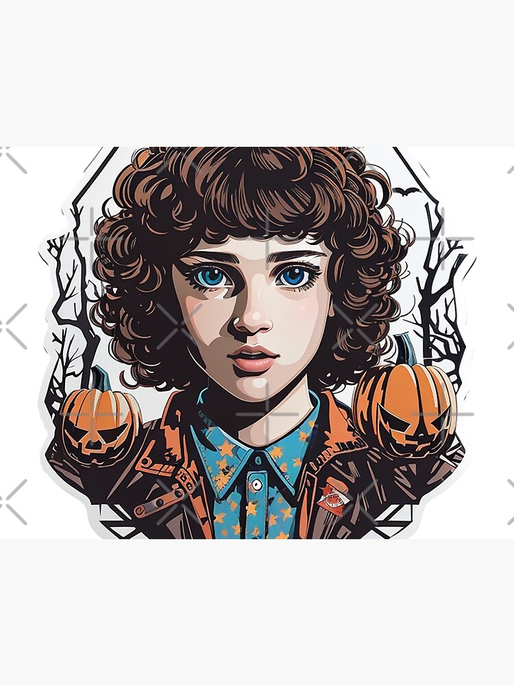 Thumbnail 5 of 5, Pet Mat, Stranger Things Eleven Artwork - Telekinesis and Mystery - Unique Gift for Series Enthusiasts designed and sold by sadsapiens.