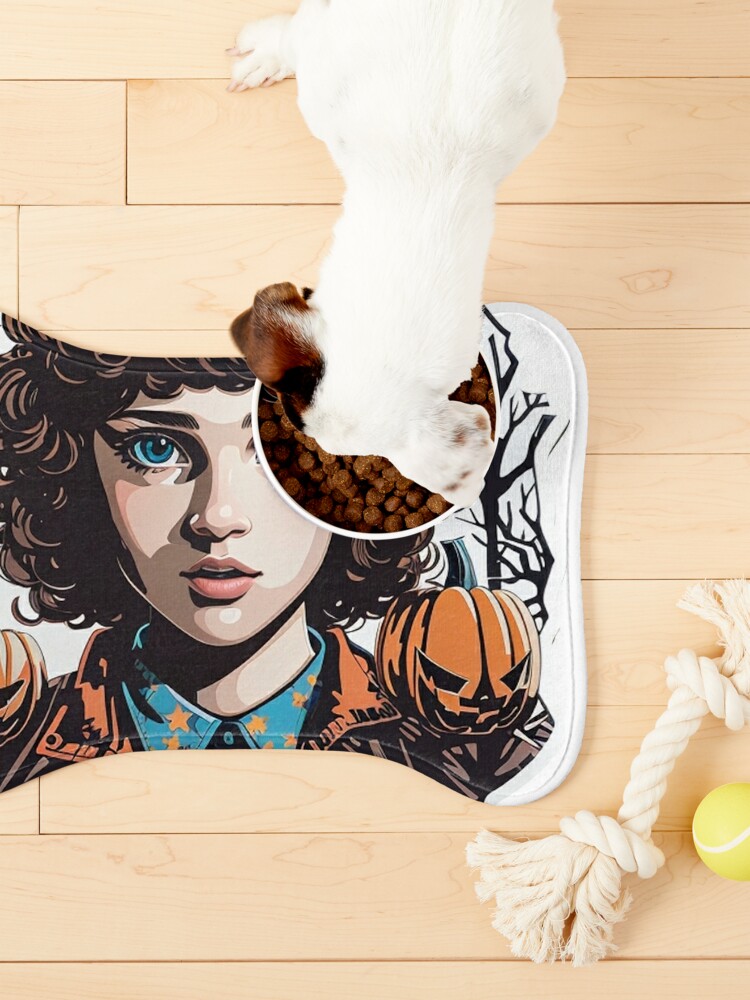 Thumbnail 3 of 5, Pet Mat, Stranger Things Eleven Artwork - Telekinesis and Mystery - Unique Gift for Series Enthusiasts designed and sold by sadsapiens.