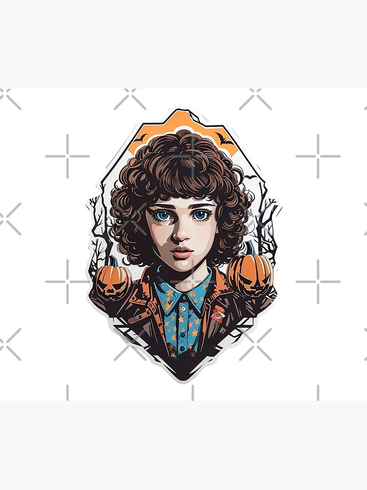 Thumbnail 6 of 6, Comforter, Stranger Things Eleven Artwork - Telekinesis and Mystery - Unique Gift for Series Enthusiasts designed and sold by sadsapiens.