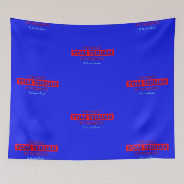 Item preview, Yom Teruah - Blue Writing with Red writing designed and sold by TheReporter1.