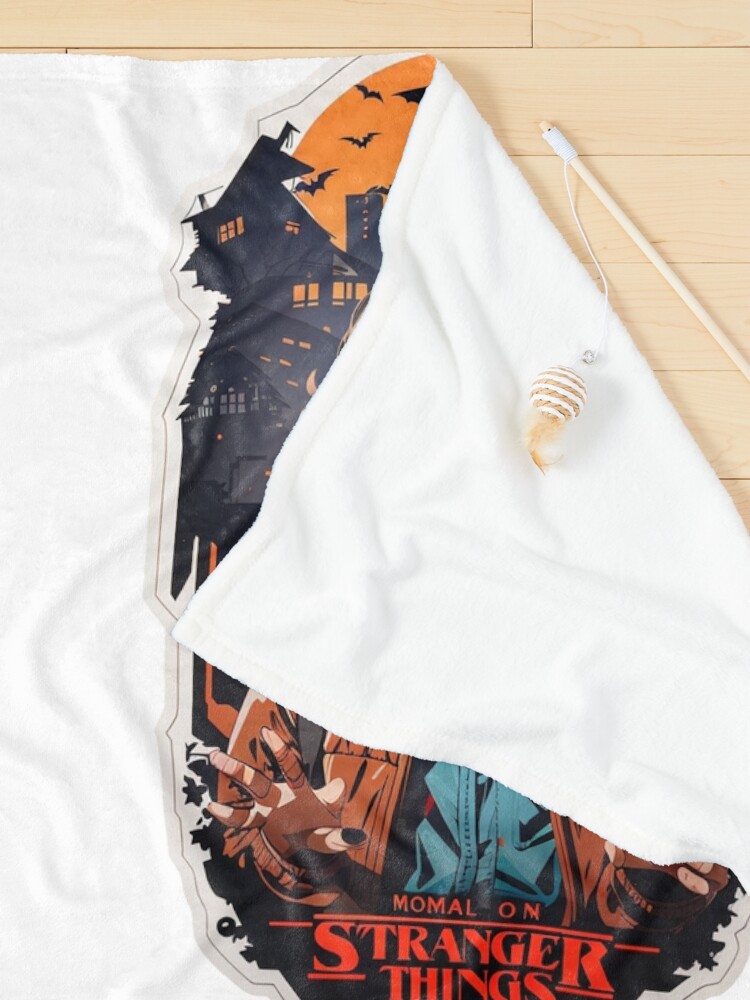 Thumbnail 3 of 6, Pet Blanket, Iconic Eleven Design - Stranger Things Fan Art - Capturing the 80s Nostalgia and Supernatural Thrill designed and sold by sadsapiens.