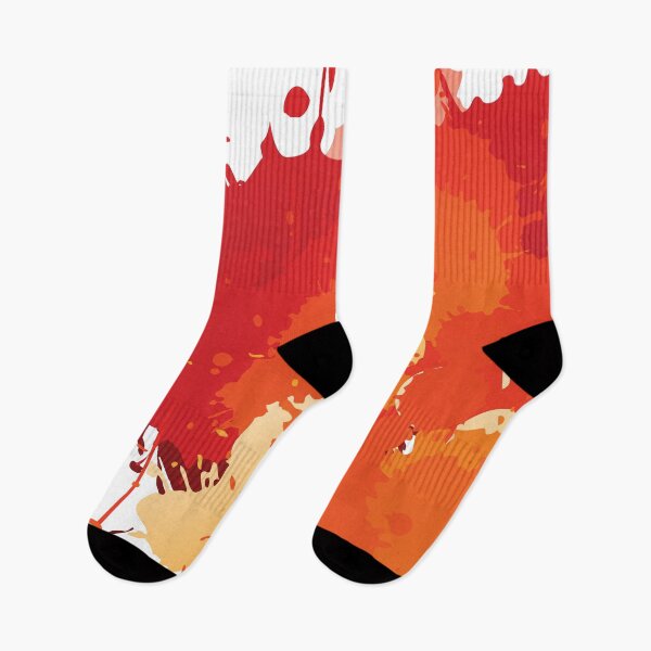 Item preview, Orange and red paint splashes. designed and sold by EdgyEdgeArt.