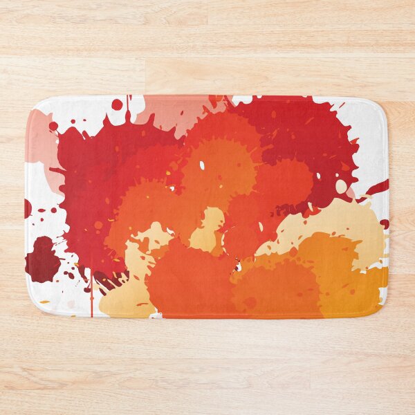 Item preview, Orange and red paint splashes. designed and sold by EdgyEdgeArt.