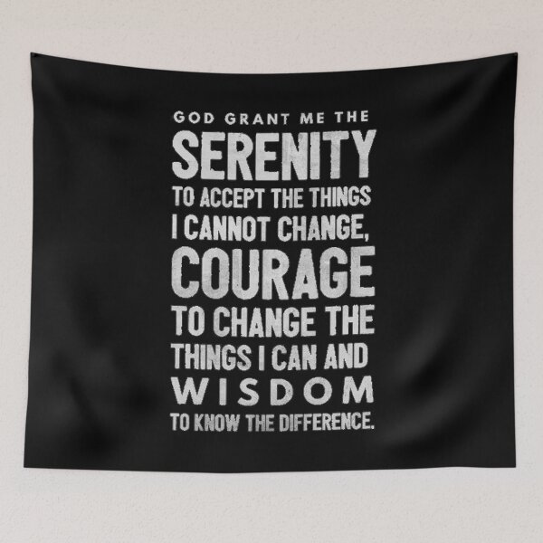 Item preview, Serenity Prayer - Chalk Typography designed and sold by RedoneDesignART ⭐⭐⭐⭐⭐.