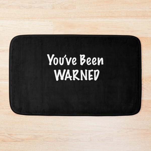 Item preview, You've Been Warned designed and sold by ashlenamusic.